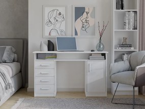 Psací stůl ADA 125 cm bílý