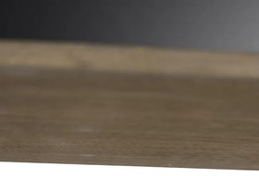 Rustikálne závesné svietidlo čierne s dreveným rámom 5-žiarovkové - Flair