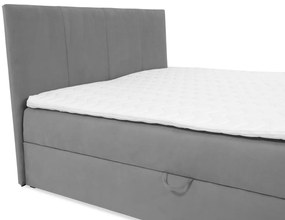 Manželská posteľ 140 cm Gunzy (zelená) (s roštom a matracom) (s úl. priestorom). Vlastná spoľahlivá doprava až k Vám domov. 1104122