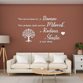 DUBLEZ | Citát na stenu - Domov, Rodina, Šťastie