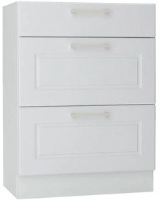 Kuchynská skrinka Natalia D60S3 sivá mat