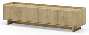 TV stolík v dekore duba v prírodnej farbe 180x45x40 cm Daira – Marckeric