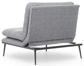 Rozkladacie kreslo SPEAKY sivé