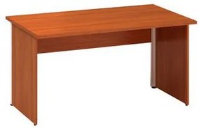 Kancelársky stôl Alfa 100, 140 x 80 x 73,5 cm, rovné vyhotovenie, dezén čerešňa