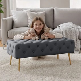 Taburetka MONACO sivá