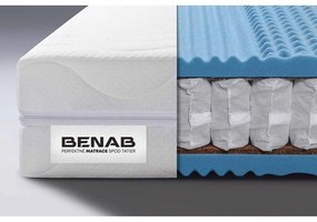 Tvrdý/stredne tvrdý pružinový obojstranný matrac 180x200 cm BonFlex PLUS - BENAB