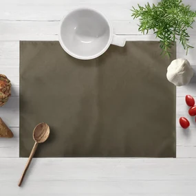 Biante Zamatové prestieranie na stôl SV-031 Hnedá khaki 30x40 cm