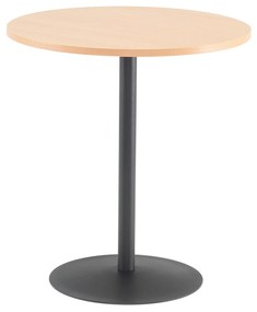 Kaviarenský stôl ASTRID, Ø 700 x V 735 mm, buk / čierna