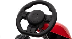 LEAN CARS Pedálová motokára G208 červená