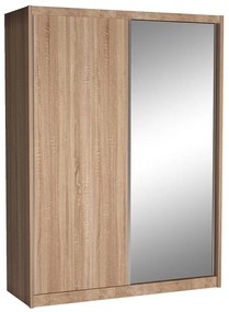 Skriňa Maciej 180 zrkadlo dub sonoma