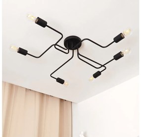 LED Prisadený luster TUBE 6xE27/15W/230V