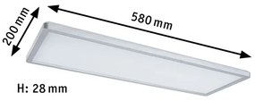Paulmann 71020 - LED/20W RGBW Stmievateľný panel ATRIA 230V + DO
