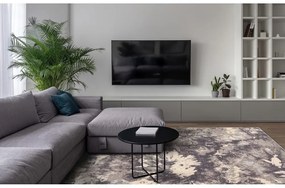 Sivý vlnený koberec 133x180 cm Daub – Agnella