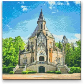 Gario Diamantové maľovanie Schwarzenberská hrobka Rozmery: 50 x 50 cm, Rámovanie: S vnútorným rámom, Diamanty: Okrúhle