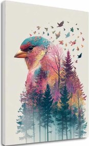 Obraz na plátne Lesná Sova - Mystická Dekorácia