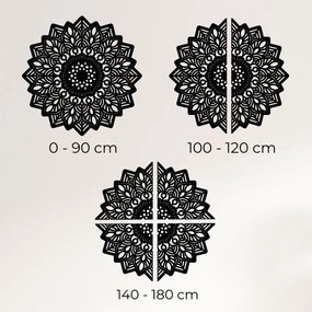 Drevený obraz na stenu mandala v tvare slnka | SENTOP HDF0319-B
