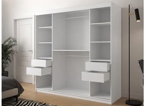 Šatníková skriňa Reforzarlas  (čierna + dub artisan). Vlastná spoľahlivá doprava až k Vám domov. 1122869