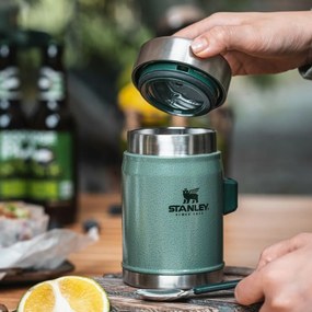 Stanley Jedálenská termoska Legendary Classic Food Jar 400 ml Hammertone Green