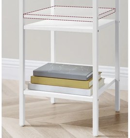 Nočný stolík ARIN biely