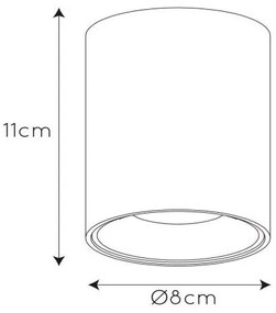Lucide 09912/05/31 - LED Bodové svietidlo BENTOO 1xGU10/5W/230V biela