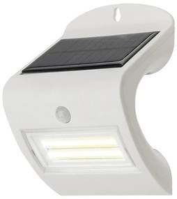 RABALUX LED nástenné solárne osvetlenie so senzorom OPAVA, 2 W, denná biela, IP44