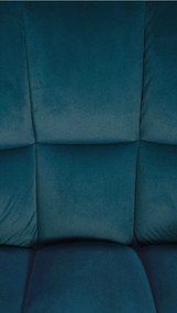 Barová stolička Damaso E - zamat, nerez rám - Zelená