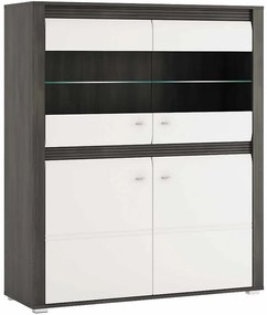 Vitrína Sevilla typ 33 2d nórská borovica/biela