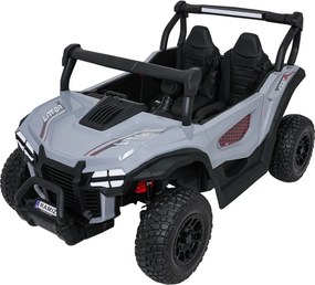 Ramiz Elektrická bugina Gravity pre deti šedá + pohon 4x4 + diaľkové ovládanie