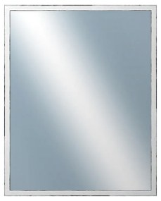 DANTIK - Zrkadlo v rámu, rozmer s rámom 40x50 cm z lišty AKVAREL biela vysoká (2657)