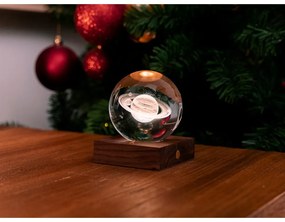 Tmavohnedá svetelná dekorácia na USB Amber – Gingko