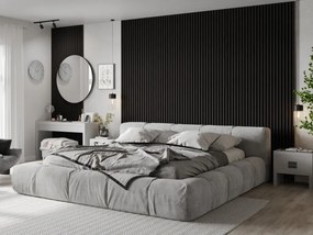 Mexen Lam-F, akustické stenové lamely 275 × 30 cm, plstený podklad 8 mm, technická dyha, eben čierny, S105-275307-3015-023