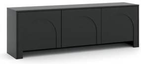 TV stolík/skrinka Arcana 3D (čierna). Vlastná spoľahlivá doprava až k Vám domov. 1123685
