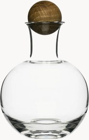 Ručne fúkané fľaše na korenie's drevenými zátkami Eden, 2 ks