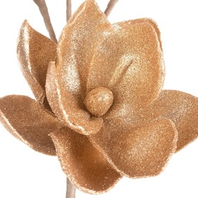 Dekoračný kvet 86 cm, s kvetmi 43 cm, priemer kvetu 15 cm zlatá
