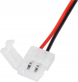 ECOLIGHT Mono klip konektor LED pásky - 8mm 2pin kábel