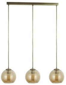 Searchlight 1623-3AM - Luster na lanku PENDANT 3xE27/40W/230V zlatá