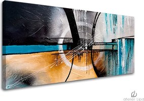 Autorská reprodukcia na plátne ABSTRAKT XOBFB534E1