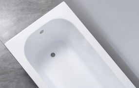 Erga Pureline-O, vaňa 1800x800x400 mm bez nožičiek, biela lesklá, ERG-V07-PURELINE-O-180x080-WH