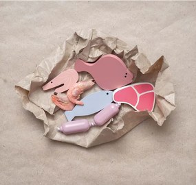 Detský drevený predajný stánok