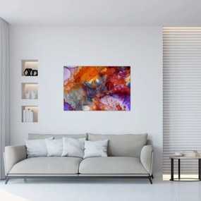 Obraz - Abstraktné atramentové umenie (90x60 cm)
