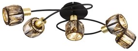 Globo 54357-5B - Prisadený luster INDIANA 5xE14/40W/230V