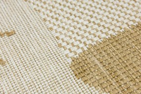 Detský obojstranný koberec BRUSSELS 206023/10820 béžový / krémový kruh