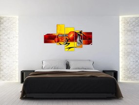 Moderný obraz - gymnasti