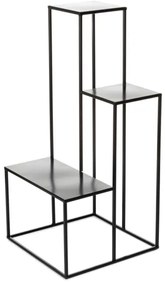 Stojan na kvety KASKADA 85x40 cm čierna