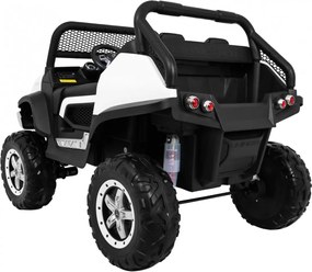 Ramiz Mercedes Benz Unimog elektrické autíčko pre deti biele