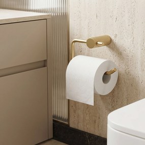Rea Otto, nástenný držiak na toaletný papier A62309BG, zlatá matná, REA-42018