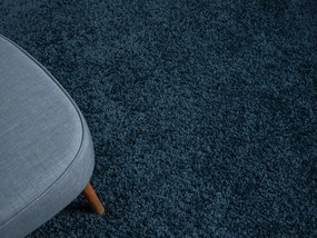 My Flair, AKCIA: 160x230 cm Kusový koberec My Shaggy dunkelblau, modrá, chodba / predsieň