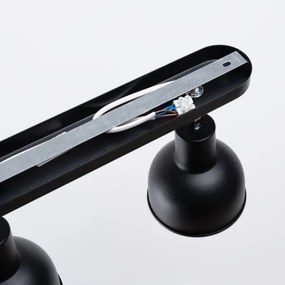 Sollux SL.1317 - Bodové svietidlo ELBA 2xE27/15W/230V čierna