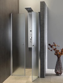 Aqualine Sapho, PILOT otočné sprchové dvere dvojkrídlové 900mm