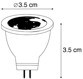 Sada 5 LED žiaroviek G4 MR11 2,7 W 210 lm 3000 K 12 V